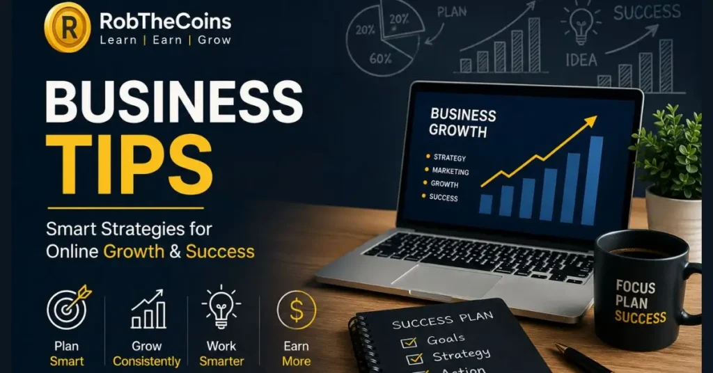 robthecoins business tips