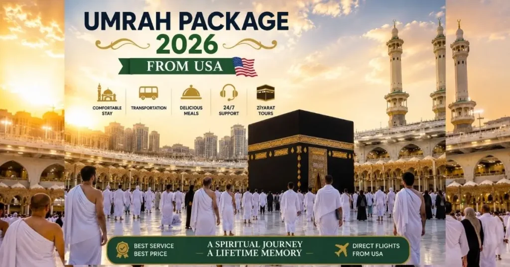 Umrah package 2026 from USA