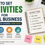 How to set activities small business