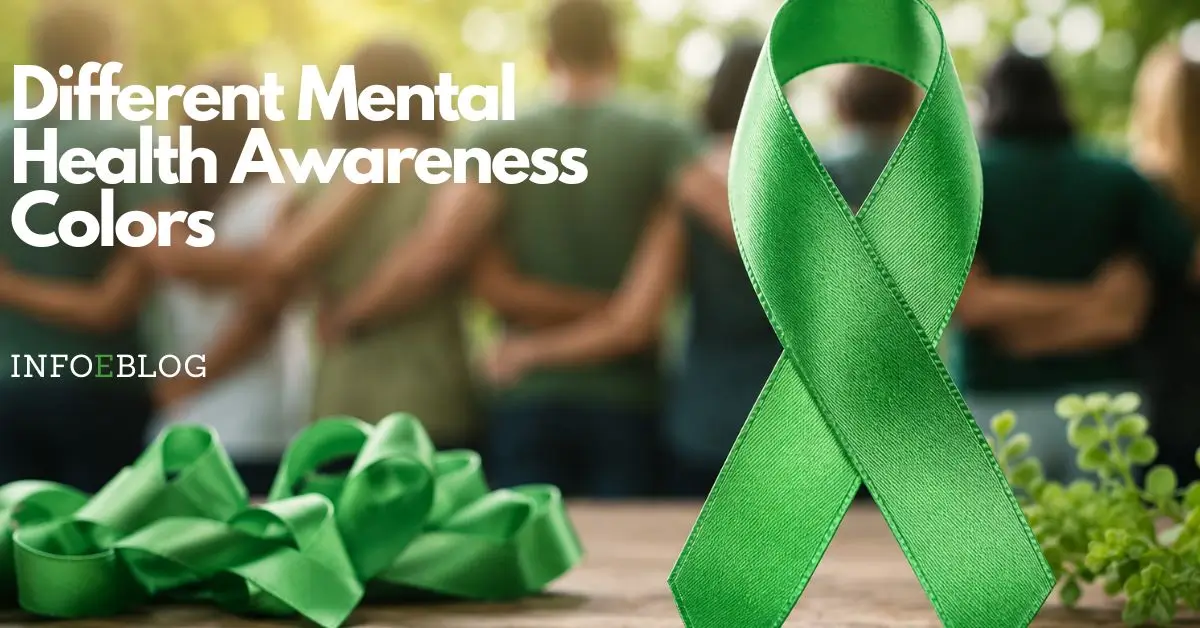 mental health awareness ribbon color