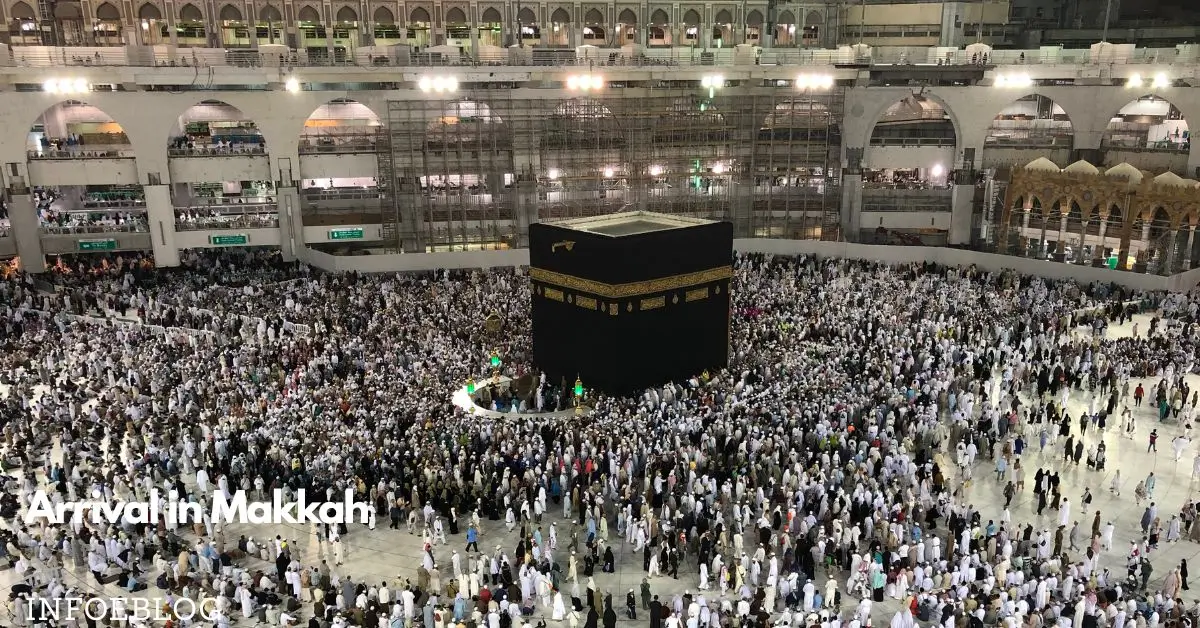 Guide performing umrah