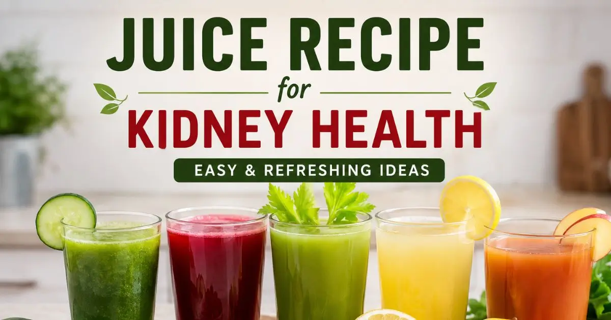 Juice recipe for kidney health