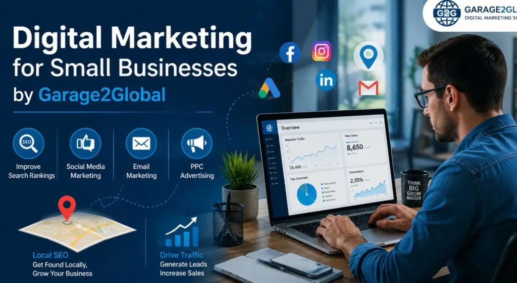 digital marketing for small businesses by garage2global