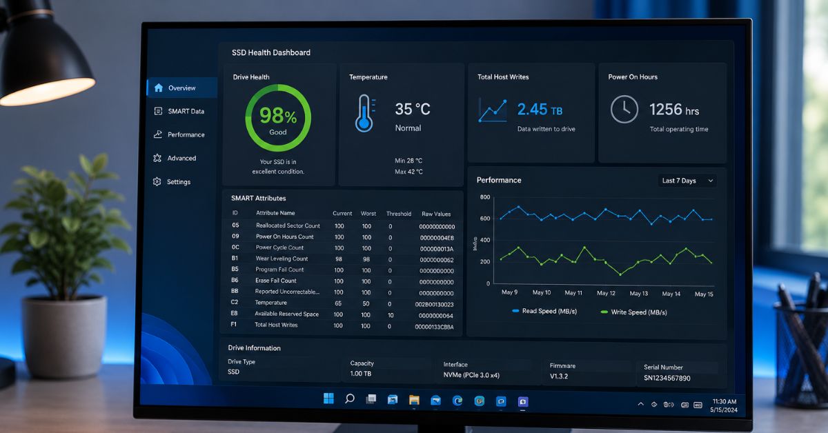 how to check ssd health